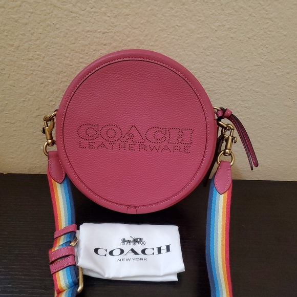 Coach Kia Circle Crossbody In Colorblock - Picture 1 of 12